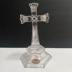 De Ploma Crystal Art Glass Cross